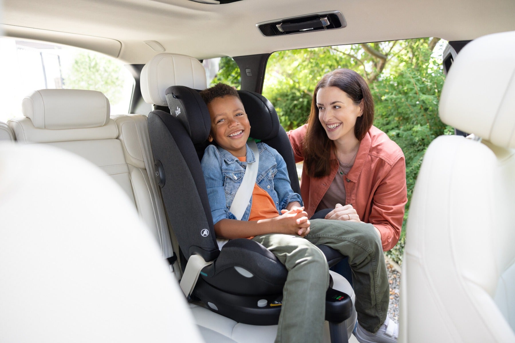 Joie scaun auto i-Pivot 360° cu isofix 40-105 cm R129 Dark Slate