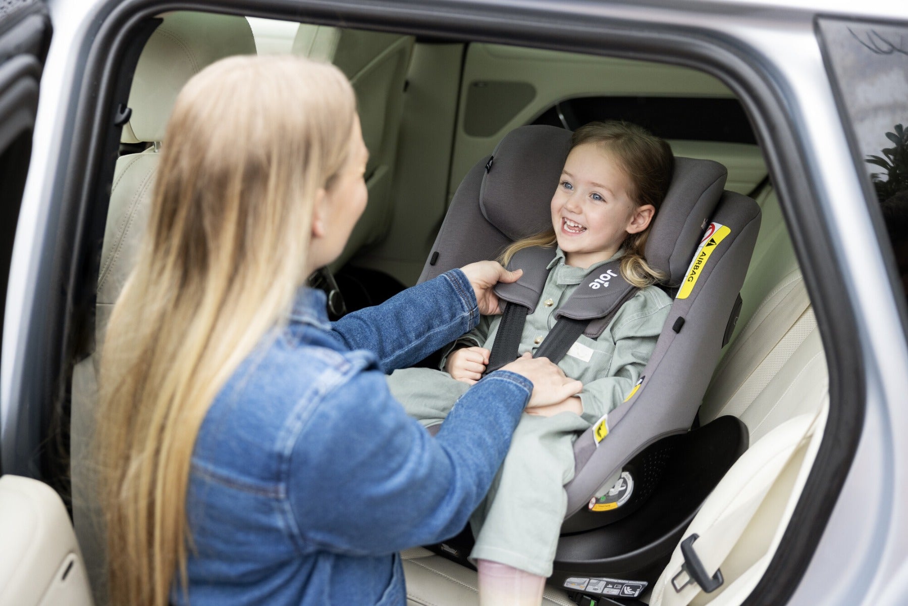 Joie scaun auto i-Pivot 360° cu isofix 40-105 cm R129 Thunder