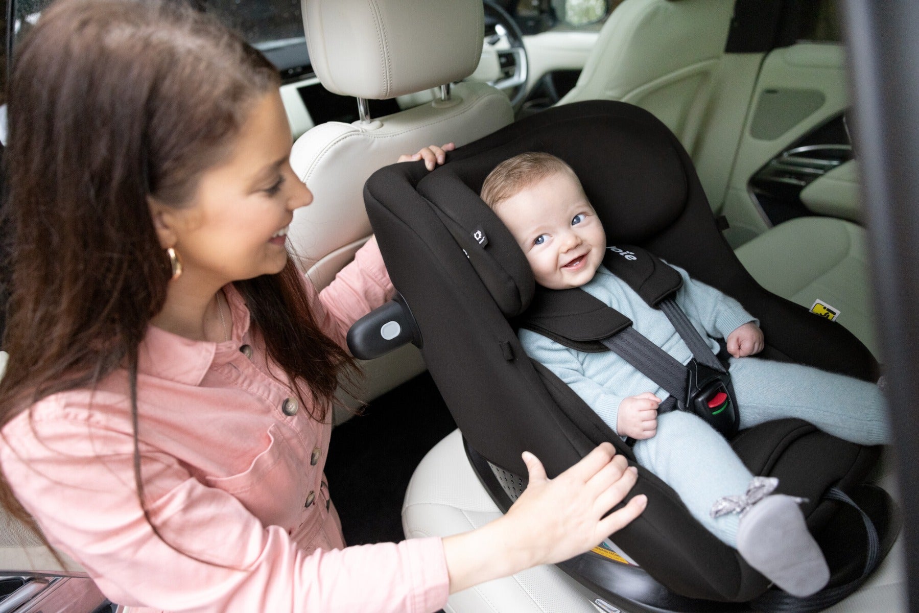 Joie scaun auto i-Pivot 360° cu isofix 40-105 cm R129 Thunder