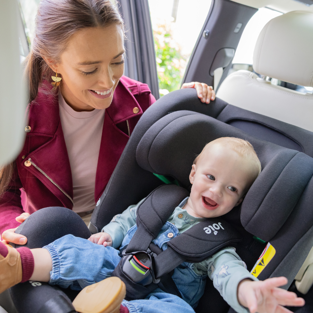 Joie scaun auto i-Pivot Grow 360° cu isofix 40-135 cm R129 Shale