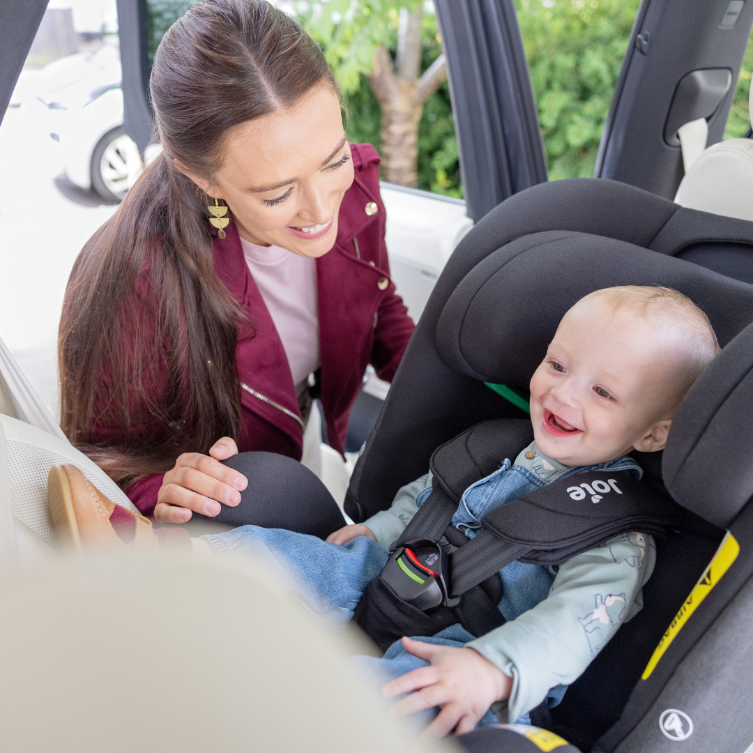 Joie scaun auto i-Pivot Grow 360° cu isofix 40-135 cm R129 Shale