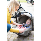 Joie scaun auto i-Snug 2 cu tetiera reglabila 40-75 cm 0-13 kg R129 Moonlight