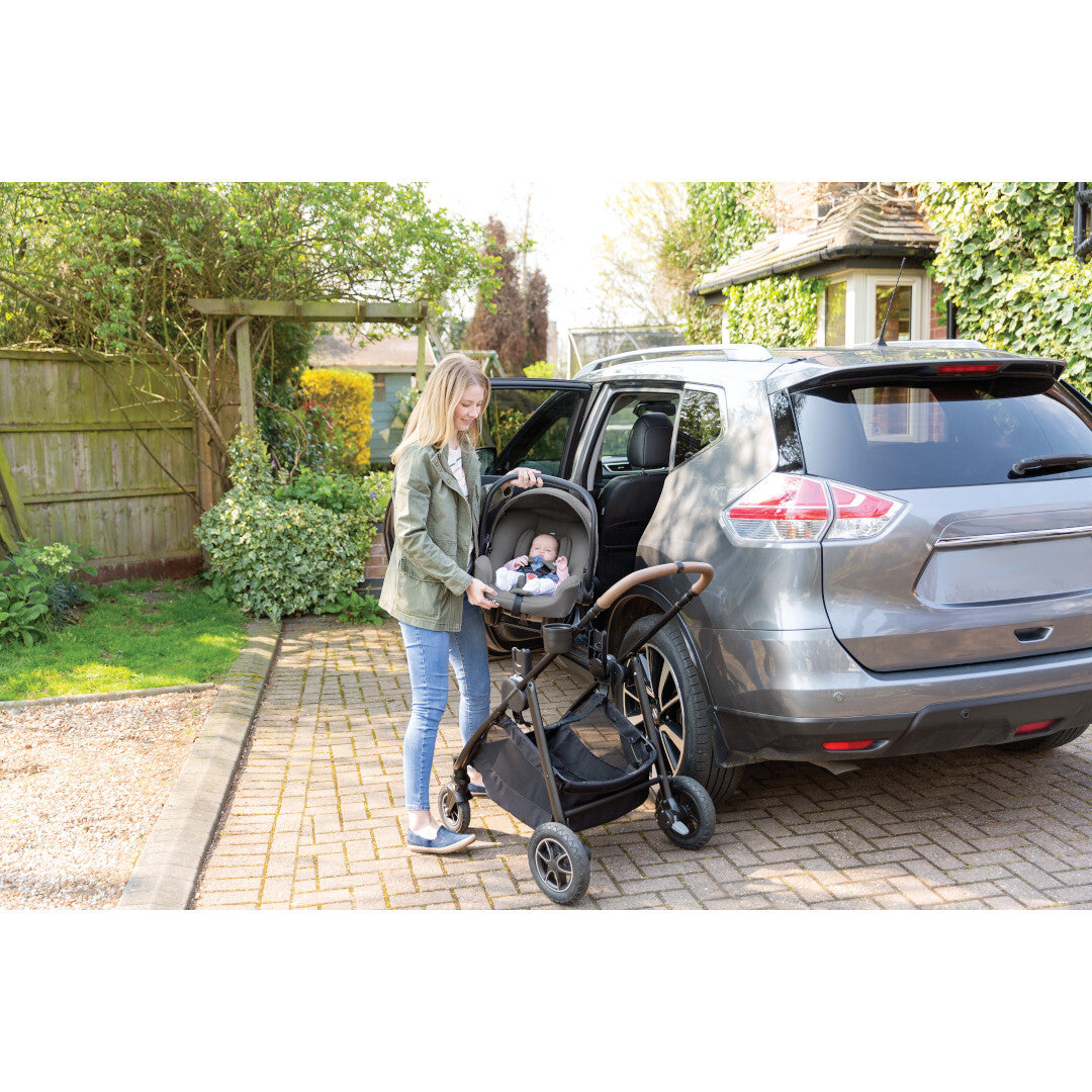 Joie scaun auto i-Snug 2 cu tetiera reglabila 40-75 cm 0-13 kg R129 Moonlight