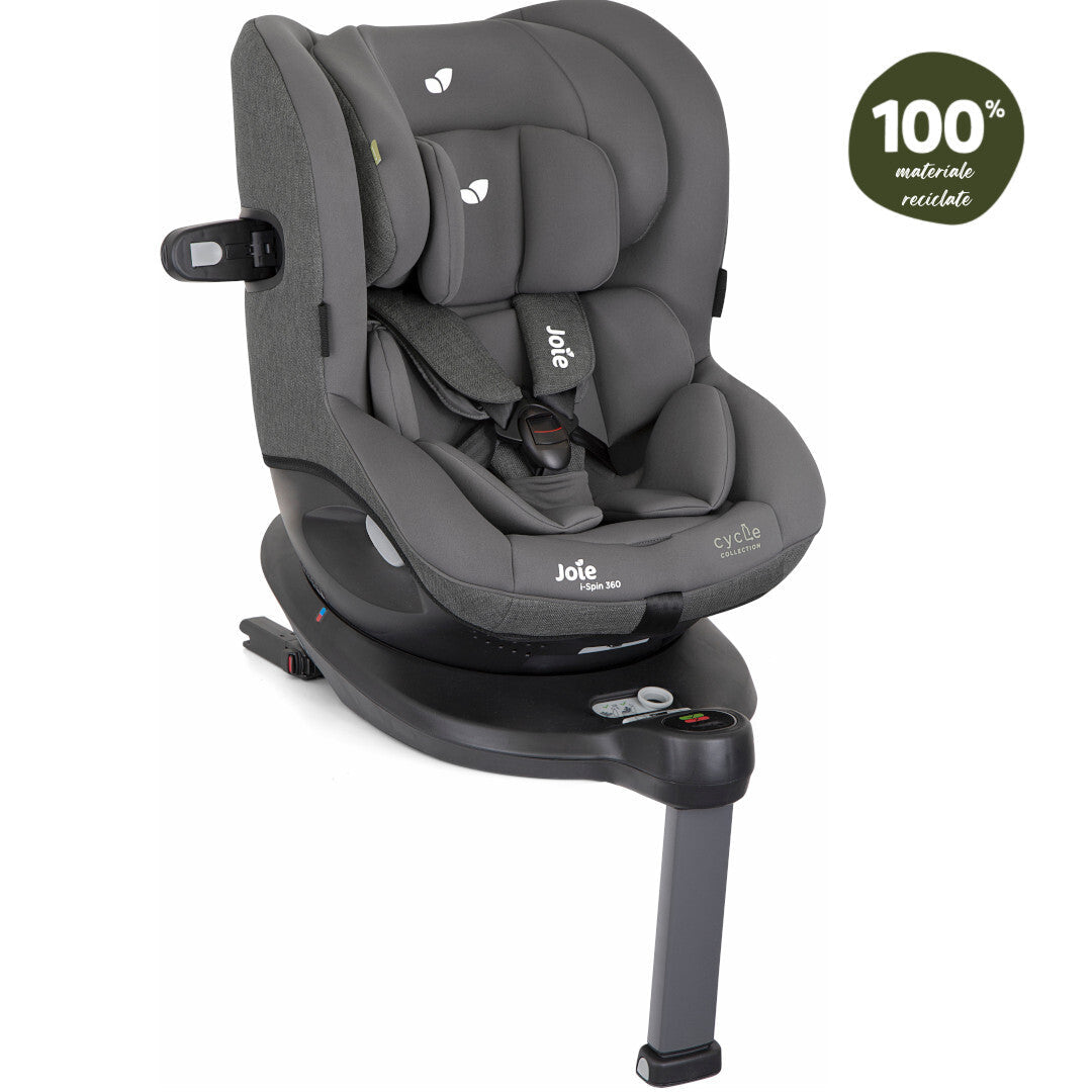 Joie scaun auto i-Spin 360 Colectia Cycle 0-18 kg, Shell Gray Imagine principală a produsului