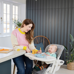 Joie scaun de masa Mimzy Recline 0m+ Strata Dune Wood