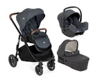 Joie carucior Versatrax 3in1 Moonlight cu scoica i-Snug 2 Moonlight si landou Ramble XL Shale 0m+