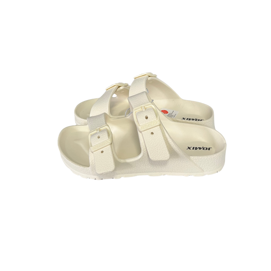 Jomix papuci fete din cauciuc cu catarama 24-29 Beige Imagine secundară a produsului
