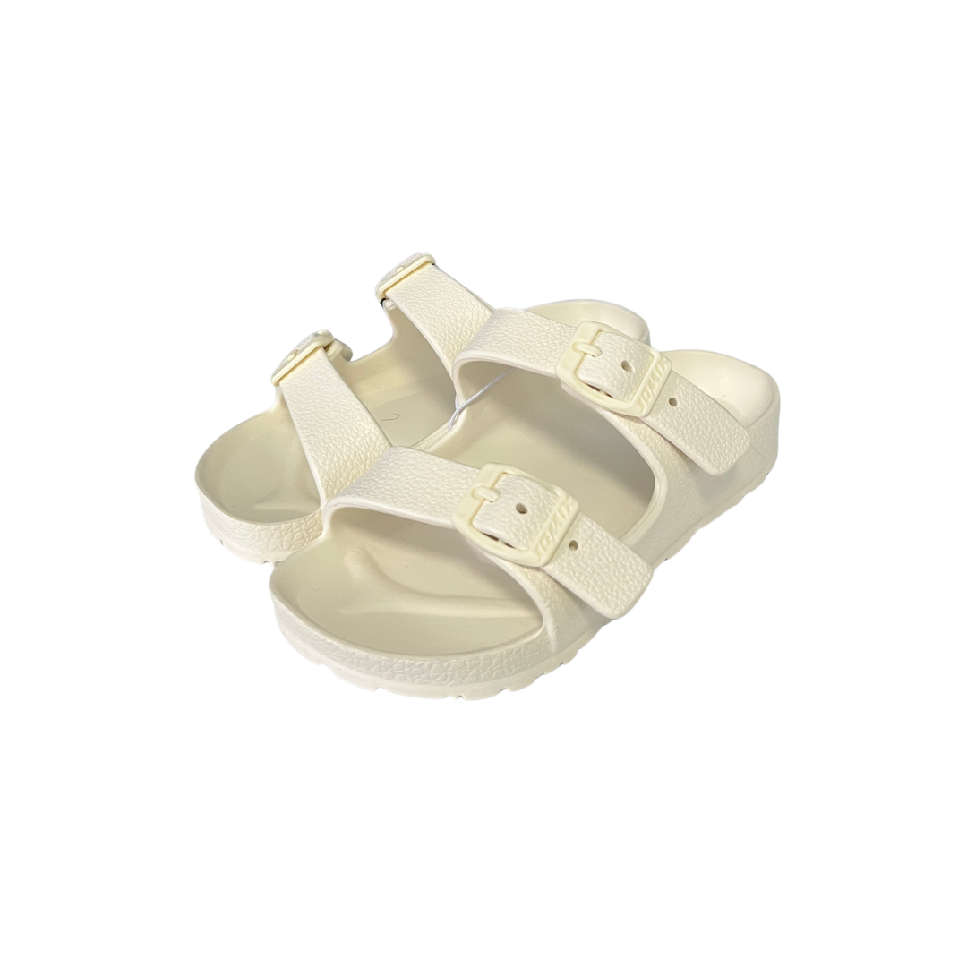 Jomix papuci fete din cauciuc cu catarama 24-29 Beige Imagine principală a produsului