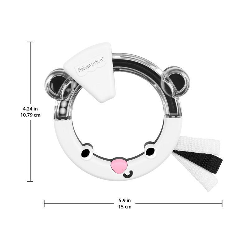 Fisher Price jucarie dentitie Cute Skunk Activity Ring 3m+