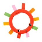 Fisher Price jucarie dentitie Rainbow Ribbons Activity Ring 3m+