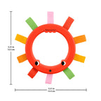 Fisher Price jucarie dentitie Rainbow Ribbons Activity Ring 3m+