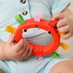 Fisher Price jucarie dentitie Rainbow Ribbons Activity Ring 3m+