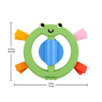 Fisher Price jucarie dentitie Ribbons Frog Activity Ring 3m+