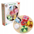 Trefl Wooden jucarie din lemn educativa 18m+ Animal Team