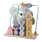 Trefl Wooden jucarie din lemn educativa 18m+ Babies And The Bear