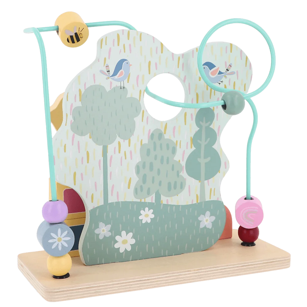 Trefl Wooden jucarie din lemn educativa 18m+ Babies And The Bear