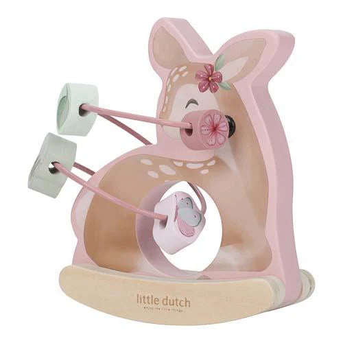 Little Dutch jucarie din lemn FSC 12m+ Fairy Garden Caprioara