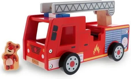 Trefl Wooden jucarie din lemn 18m+ Fire Truck
