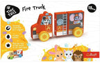 Trefl Wooden jucarie din lemn masinuta 18m+ Fire Truck