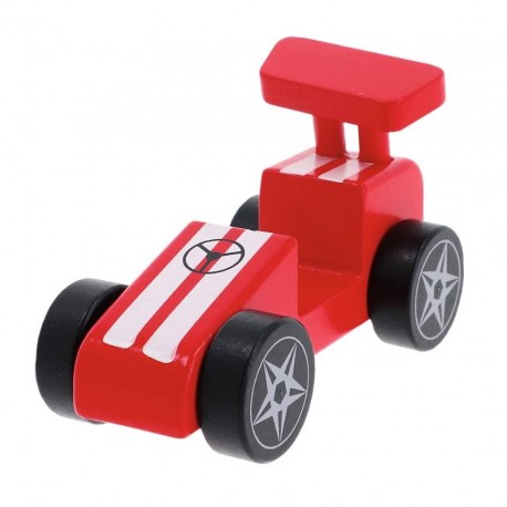 Trefl Wooden jucarie din lemn masinuta 12m+ Racing Car Red