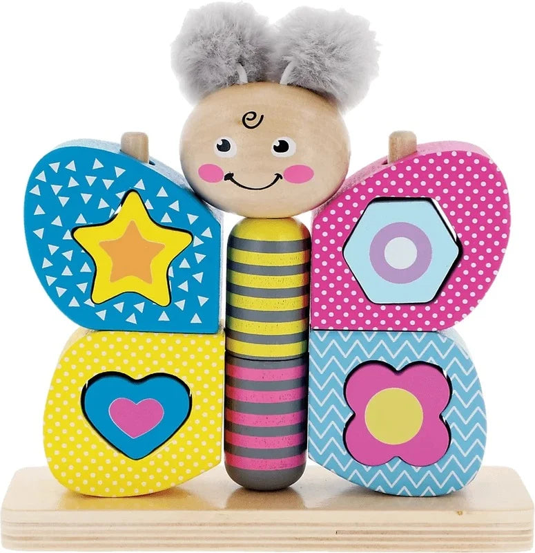 Trefl Wooden jucarie din lemn 18m+ Fluturasul Hi Butterfly Imagine secundară a produsului