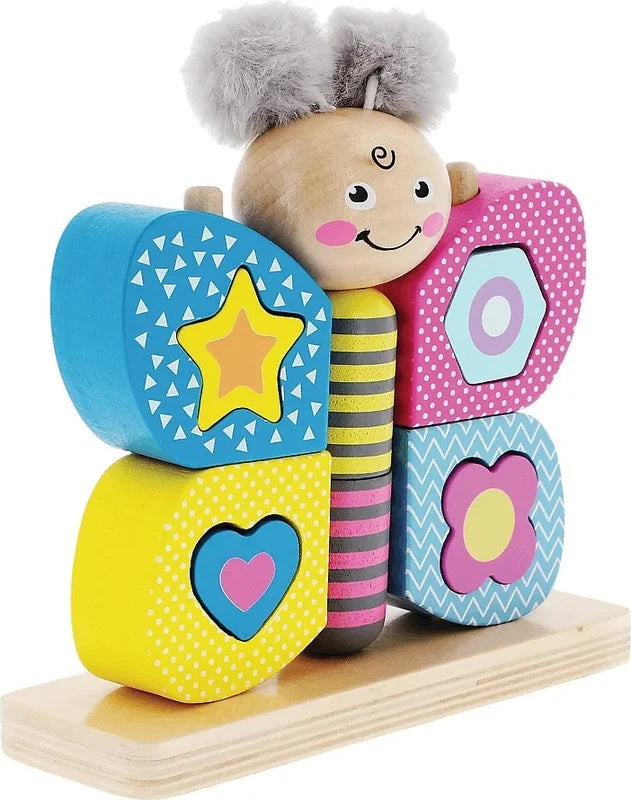 Trefl Wooden jucarie din lemn 18m+ Fluturasul Hi Butterfly