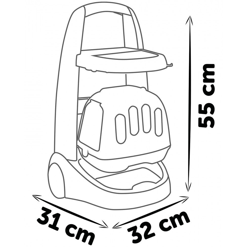 Smoby jucarie Animal Care Trolley cu 10 accesorii 3 ani+