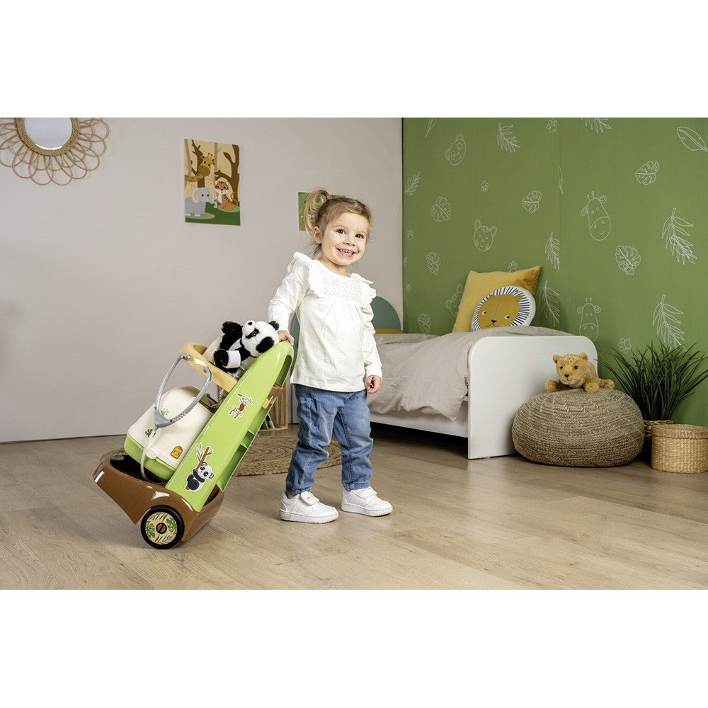 Smoby jucarie Animal Care Trolley cu 10 accesorii 3 ani+