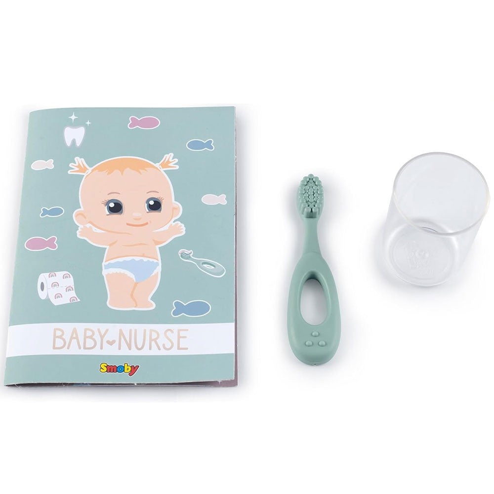 Smoby jucarie Baby Nurse toaleta crem cu accesorii 3 ani+