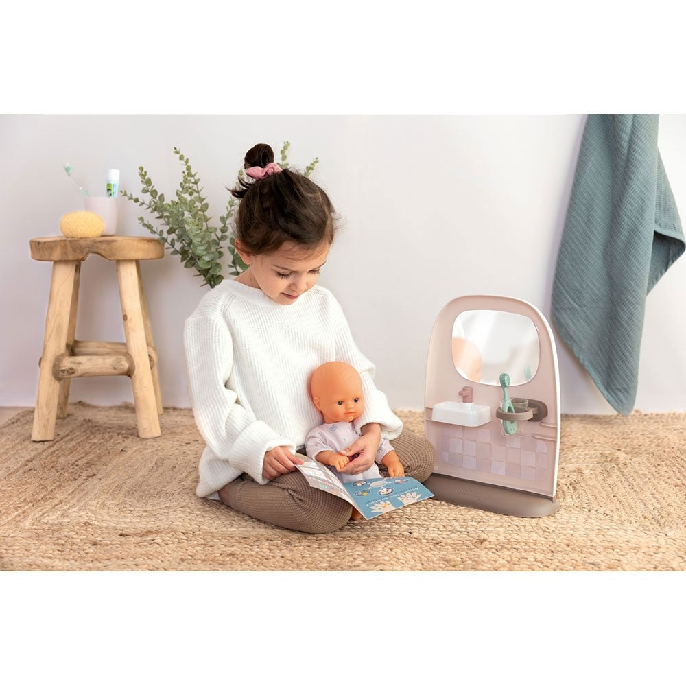 Smoby jucarie Baby Nurse toaleta crem cu accesorii 3 ani+