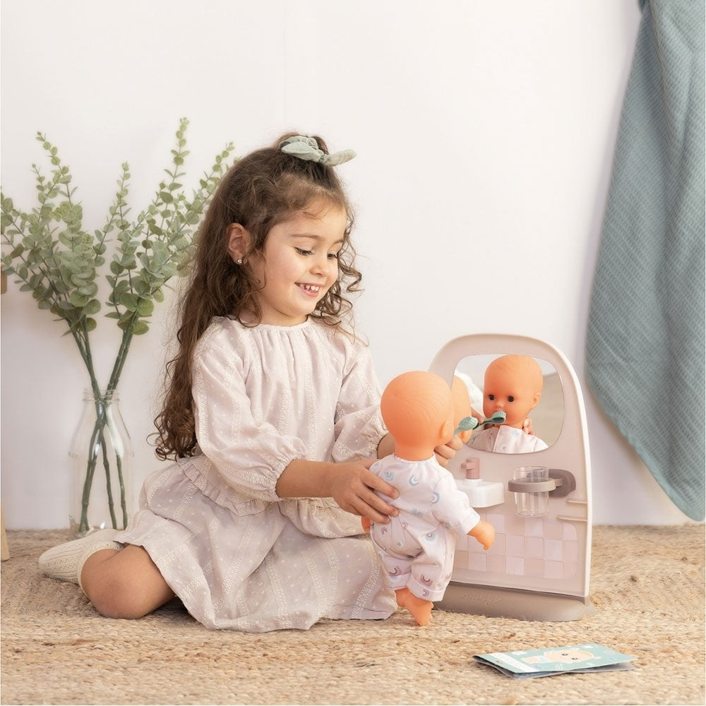 Smoby jucarie Baby Nurse toaleta crem cu accesorii 3 ani+