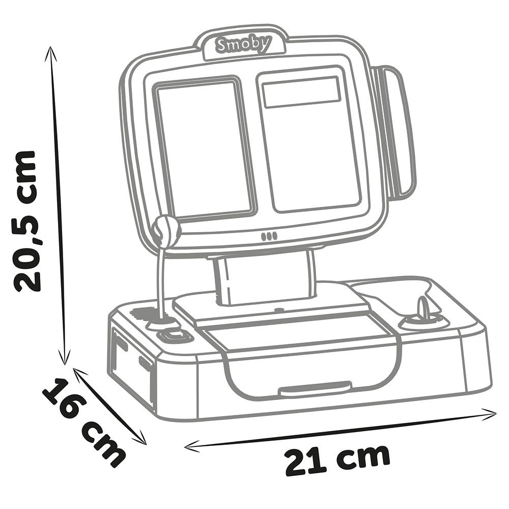 Smoby Jucarie Casa de marcat Small Cash Register 3 ani+ Verde