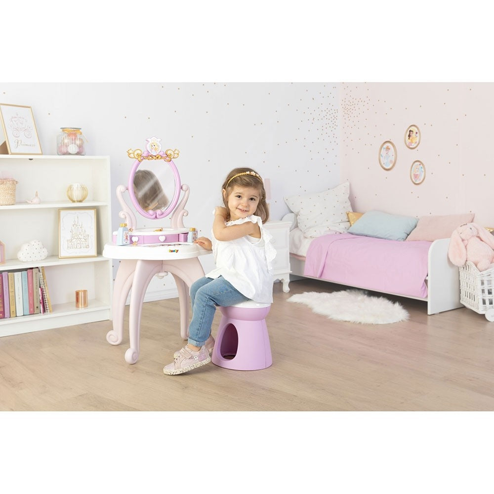 Smoby jucarie Masuta de machiaj 2in1 Disney Princess 3 ani+ Roz