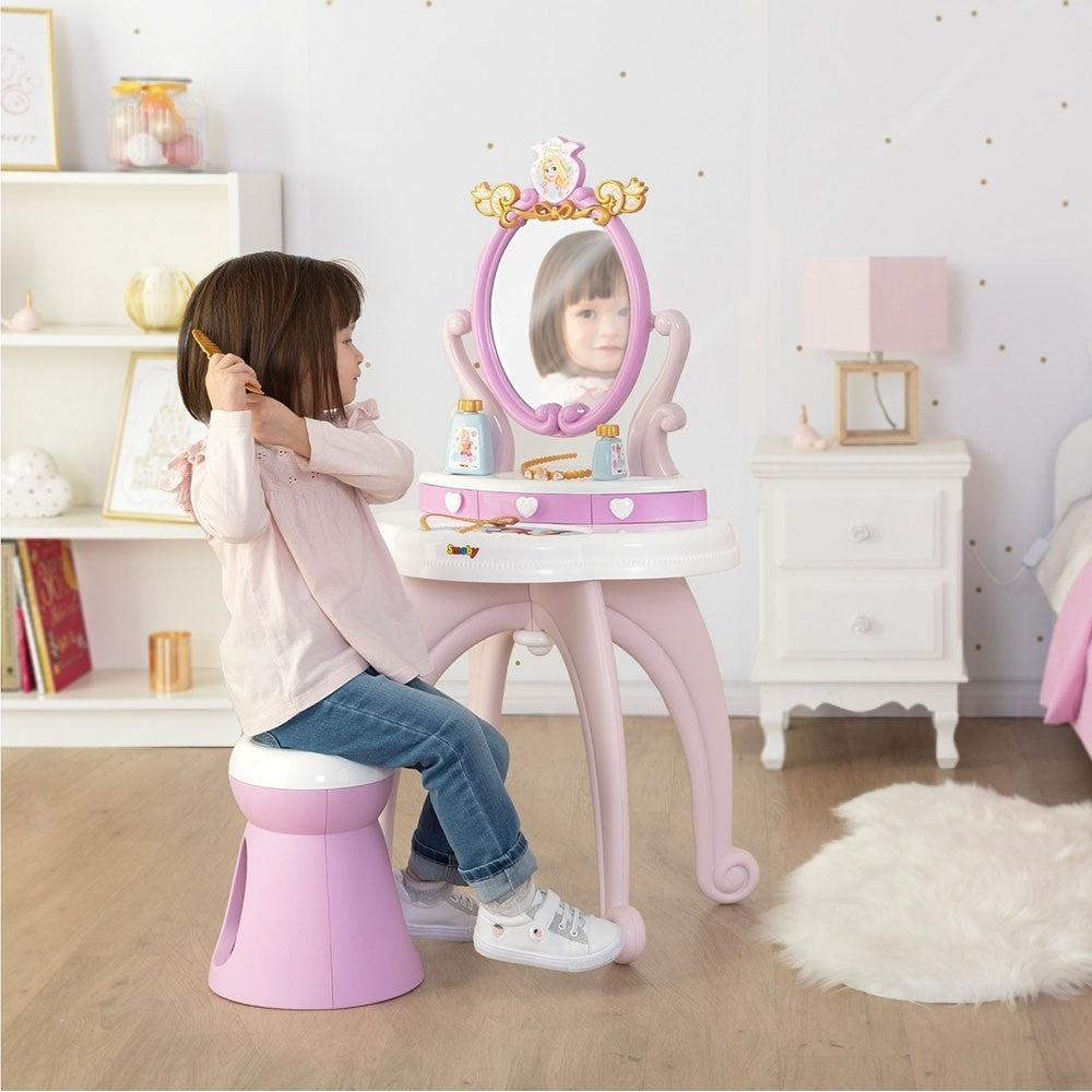 Smoby jucarie Masuta de machiaj 2in1 Disney Princess 3 ani+ Roz