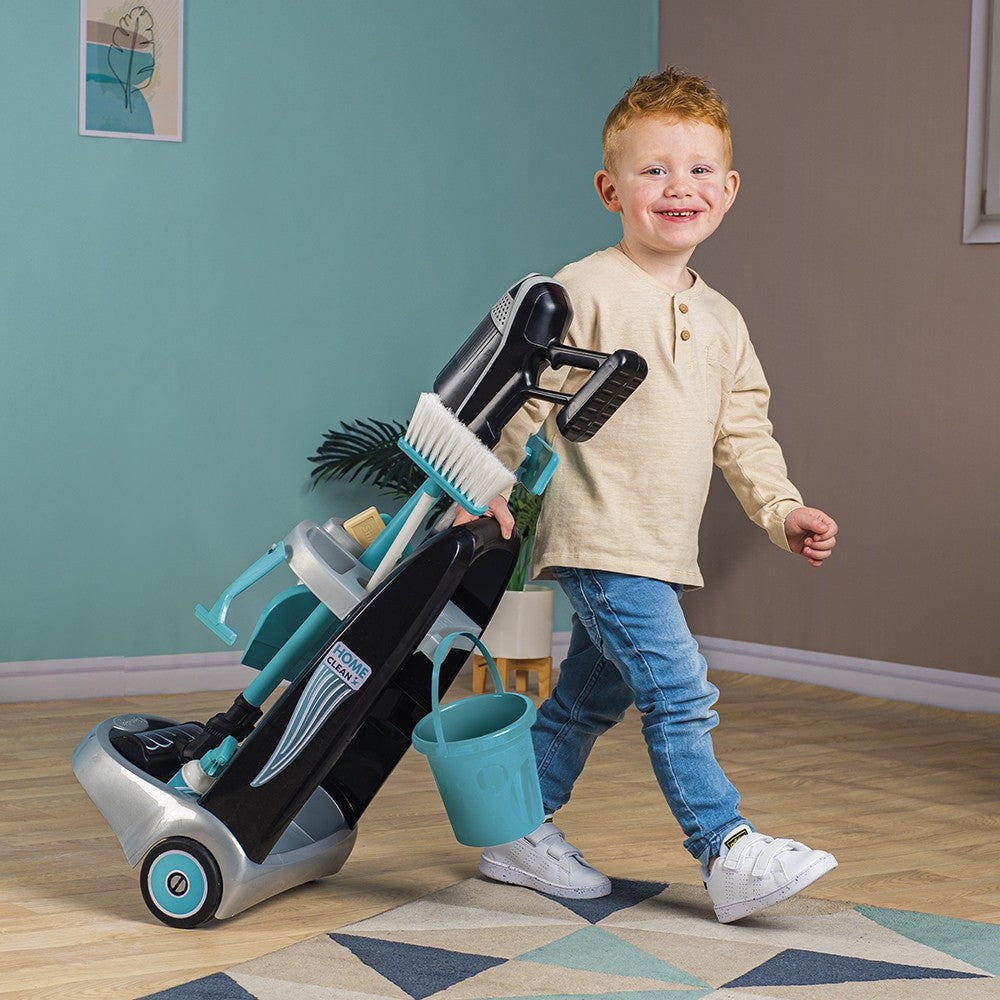 Chipolino set curatenie cu troller si aspirator Rowenta 3 ani+ Negru