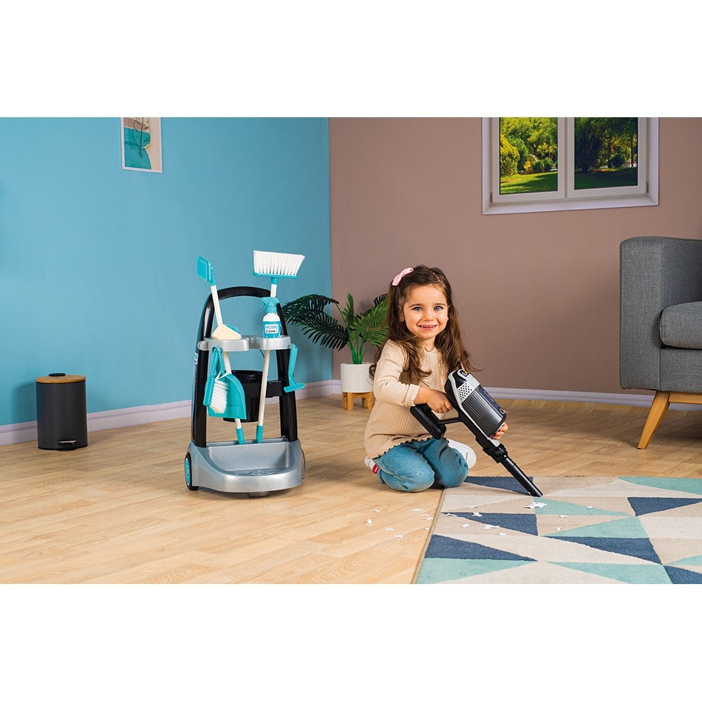 Chipolino set curatenie cu troller si aspirator Rowenta 3 ani+ Negru