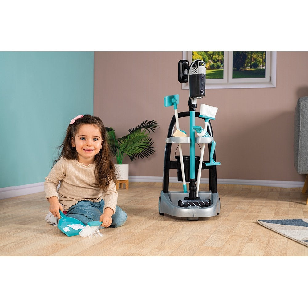 Chipolino set curatenie cu troller si aspirator Rowenta 3 ani+ Negru