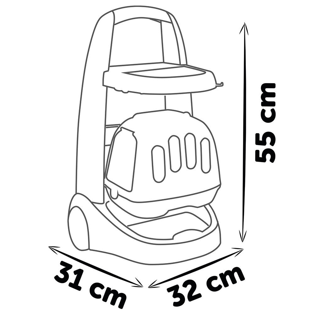 Smoby jucarie Set veterinar cu carucior si pisica 3 ani+