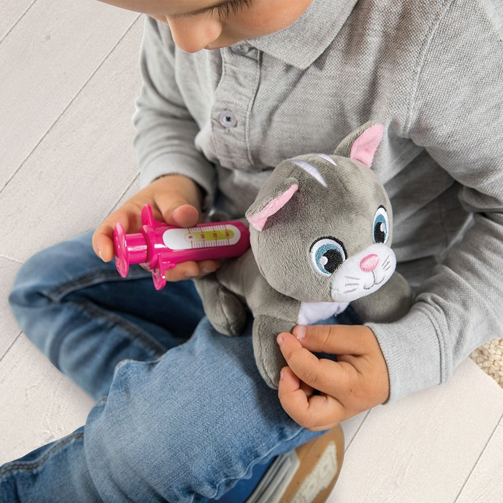 Smoby jucarie Set veterinar cu carucior si pisica 3 ani+