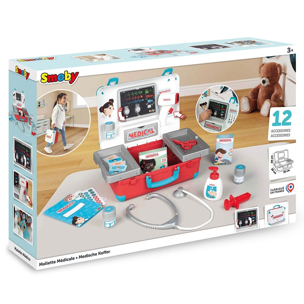 Smoby Jucarie Trusa doctor Medical Case 3 ani+ 