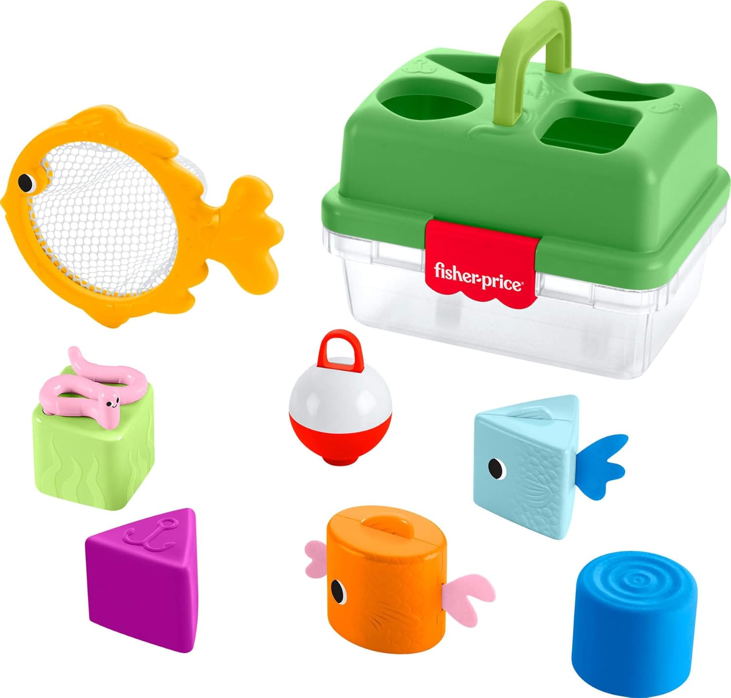 Fisher Price jucarie sortator cu forme Friendship Forest Tackle Box 6m+