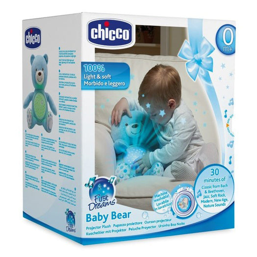 Chicco jucarie cu proiectie Ursuletul bebelus 0m+ albastru 02