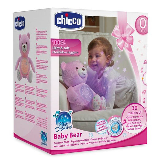 Chicco jucarie cu proiectie Ursuletul bebelus 0m+ roz 02
