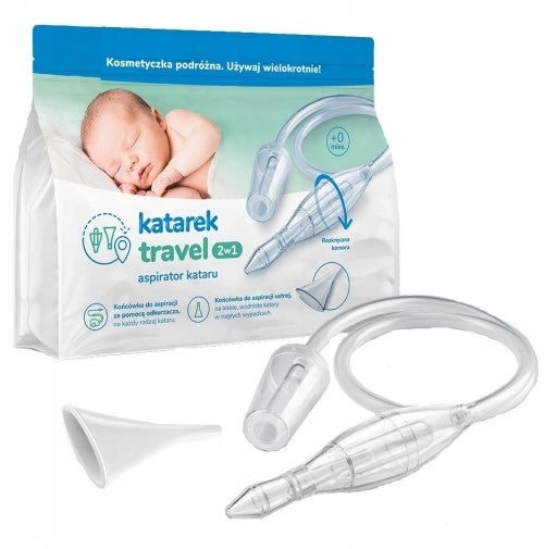 Katarek aspirator nazal Travel 2in1 manual si pentru aspirator Imagine principală a produsului