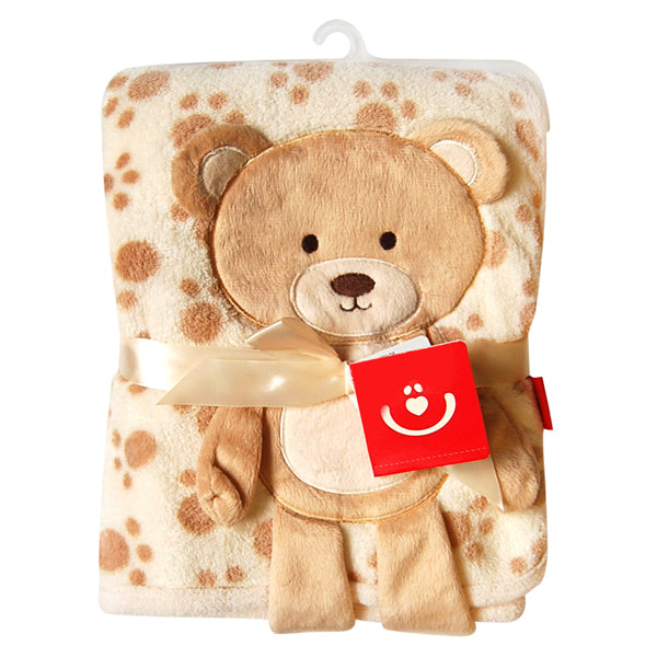 Bobobaby Patura Plus cu aplicatii de animale 3D dimensiune 76x102 cm