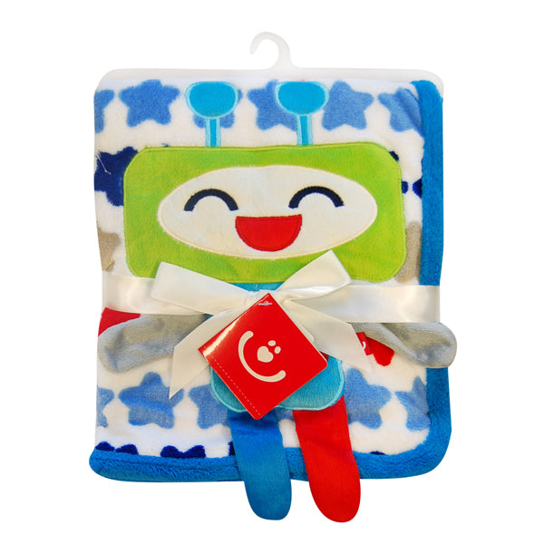 Bobobaby Patura Plus cu aplicatii de animale 3D dimensiune 76x102 cm