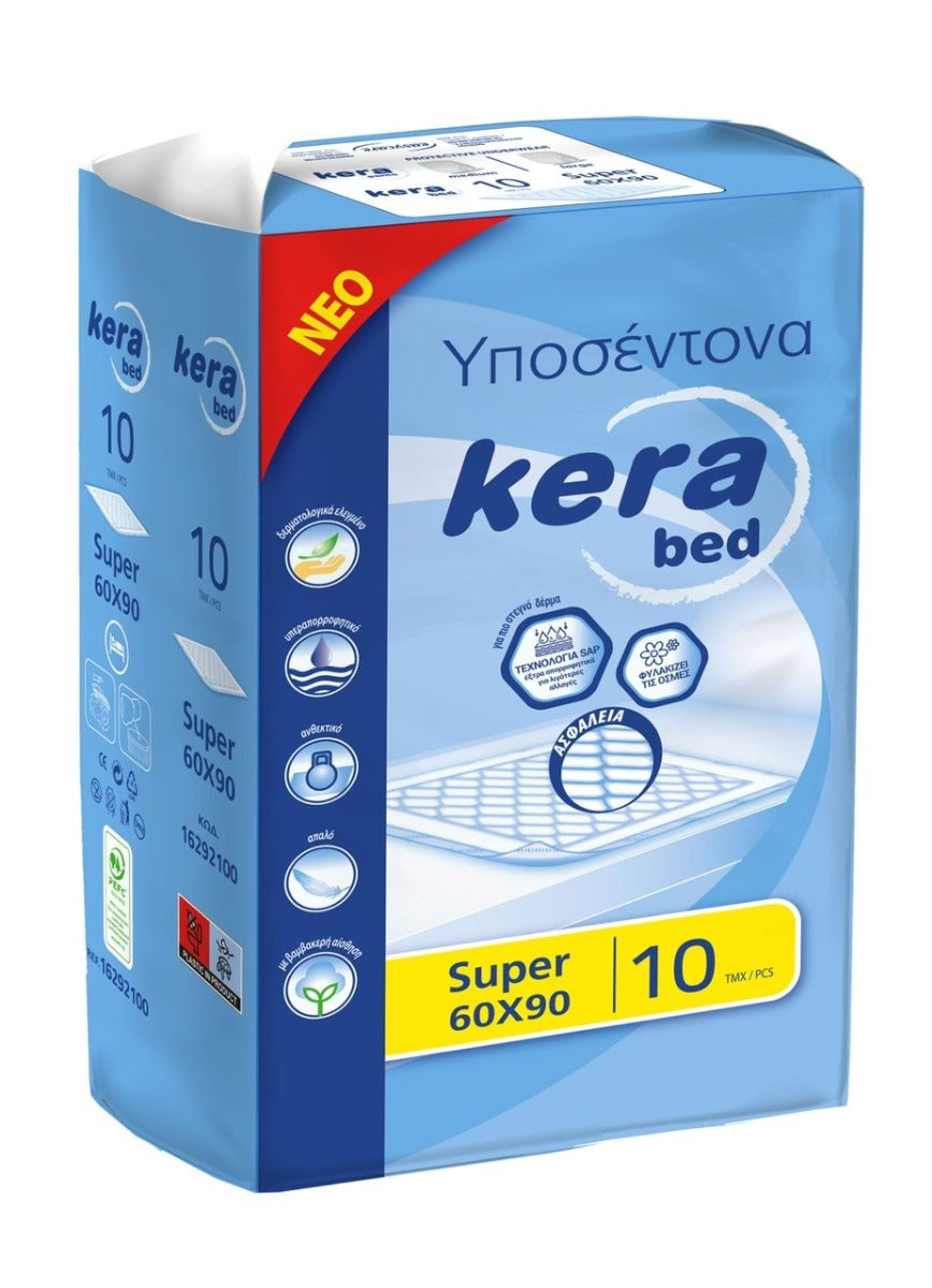 Kera cearsaf de schimbat scutece 60x90 cm 10 buc