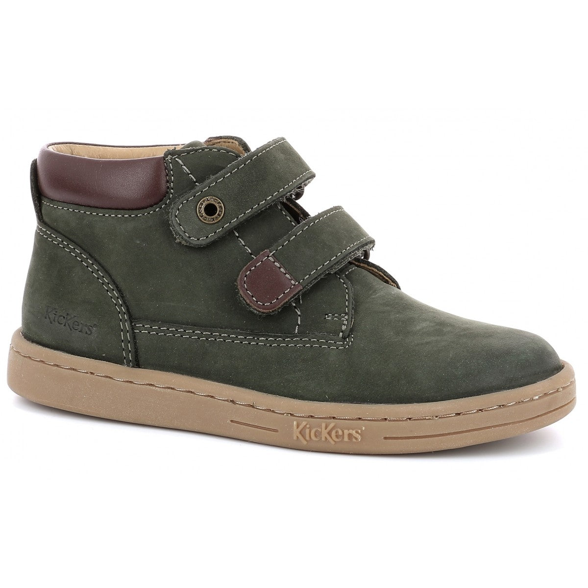 KicKers pantofi baieti cu scai marimea 18-24, Tackeasy Kaki