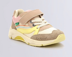 KicKers pantofi sport fete 24-34, Runrun Beige Saumon