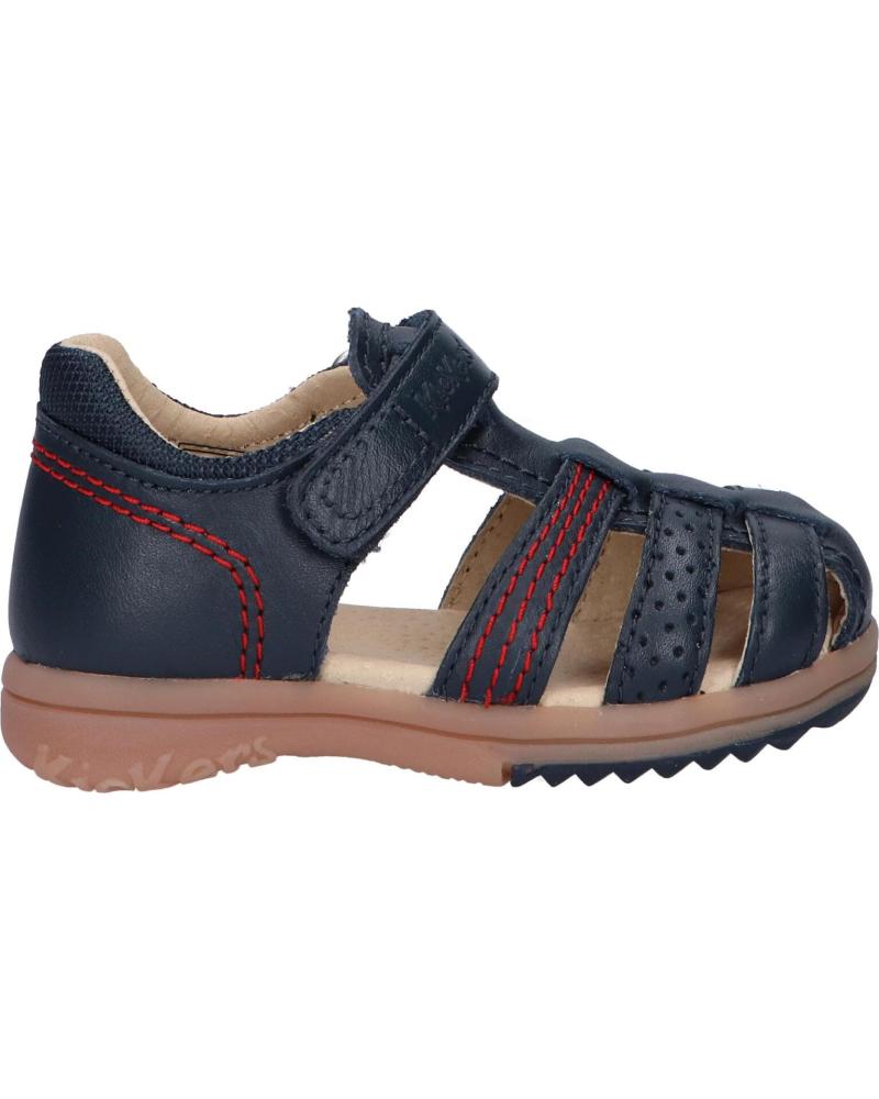 KicKers sandale baieti 19-27 PLATIBACK Marine Imagine principală a produsului